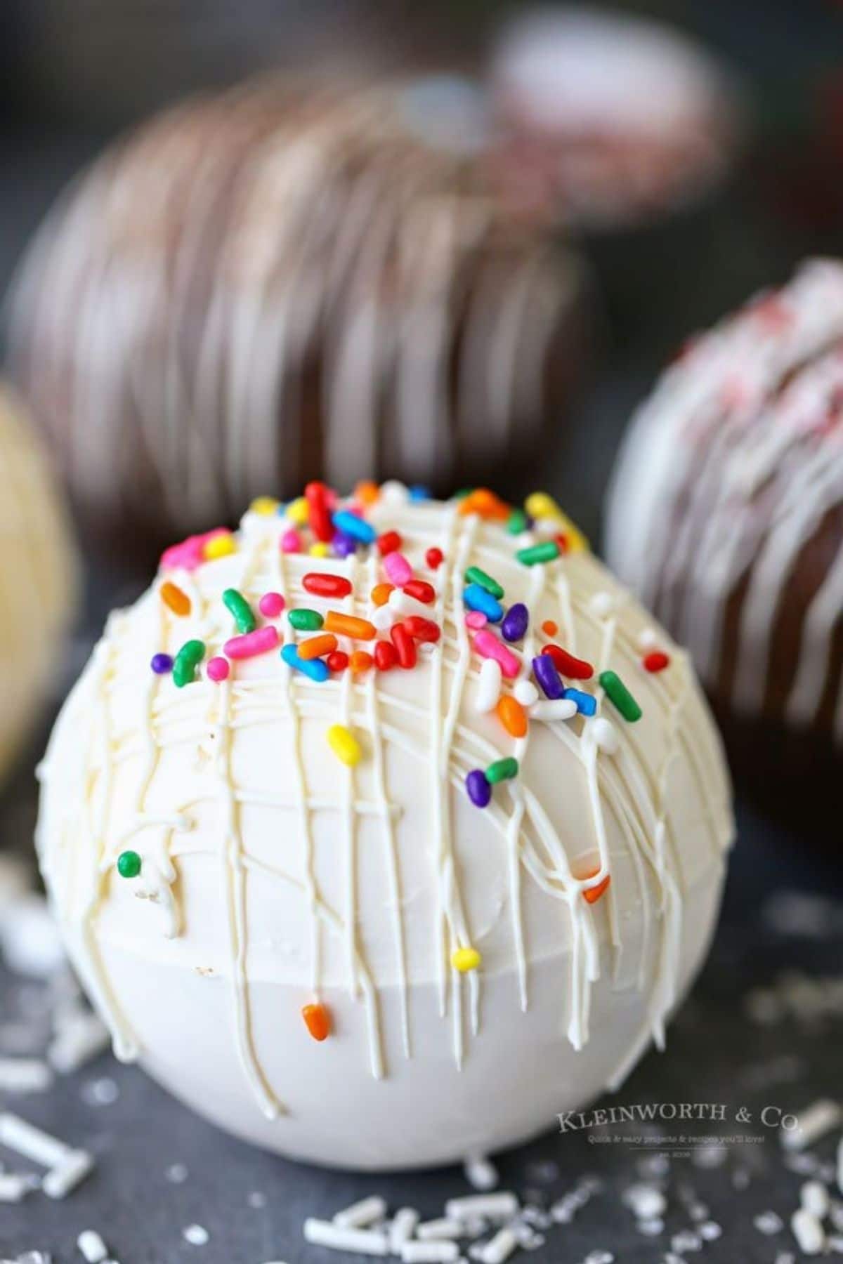 Sugar Cookie Hot Cocoa Bombs
