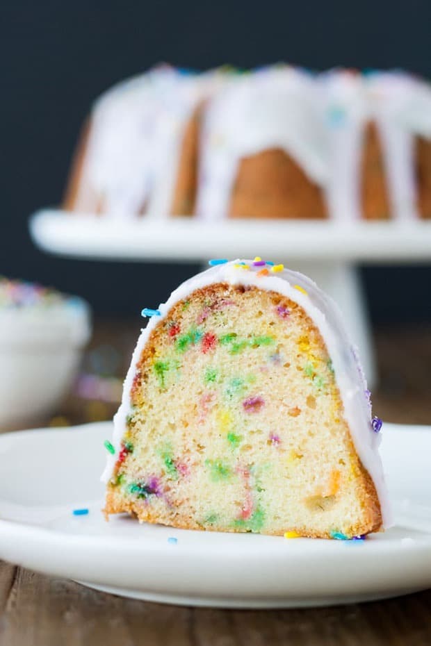 Vanilla Funfetti Bundt Cake