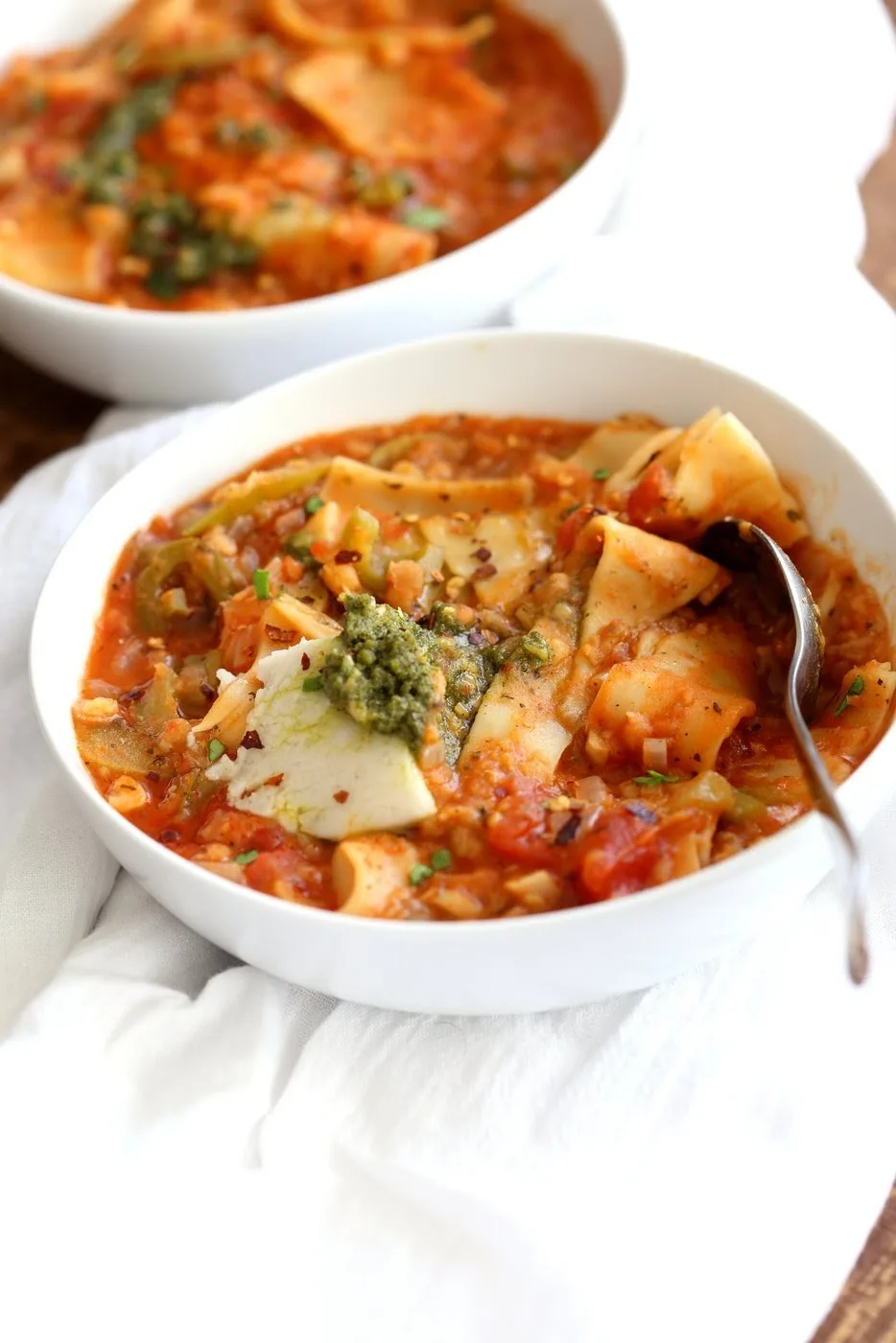 Vegan Lasagna Soup