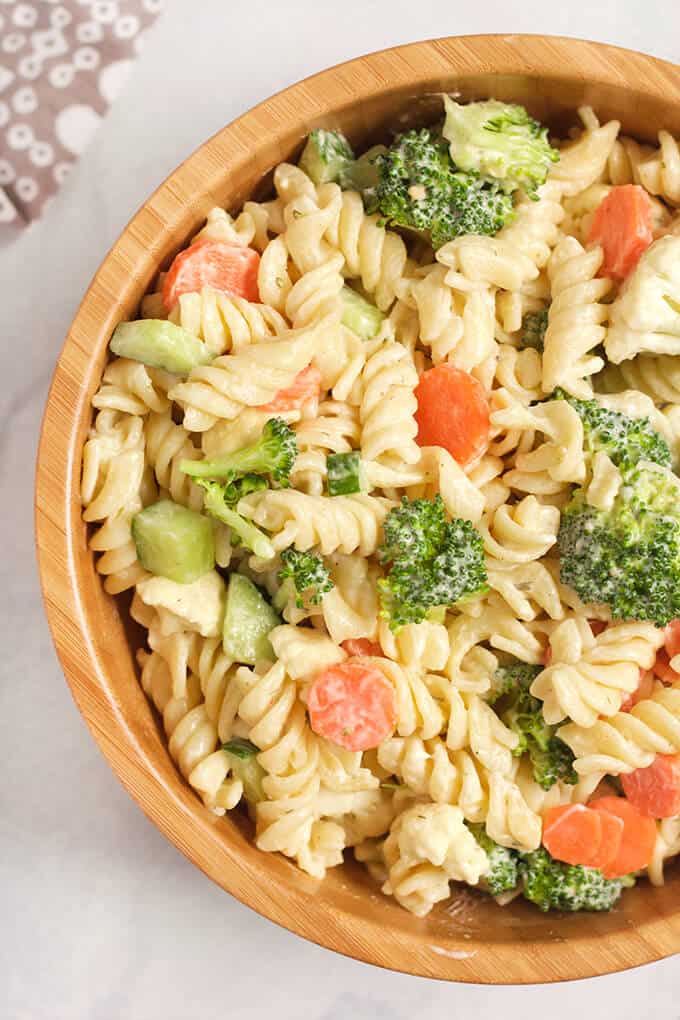 Vegan Ranch Pasta Salad