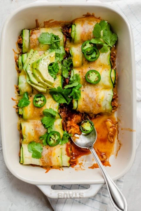 Zucchini Enchiladas