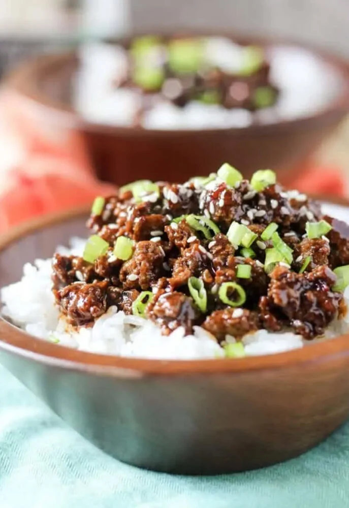 Asian Chicken Rice Bowl