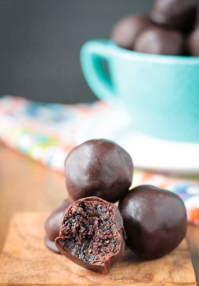 Cherry Chocolate Walnut Truffle