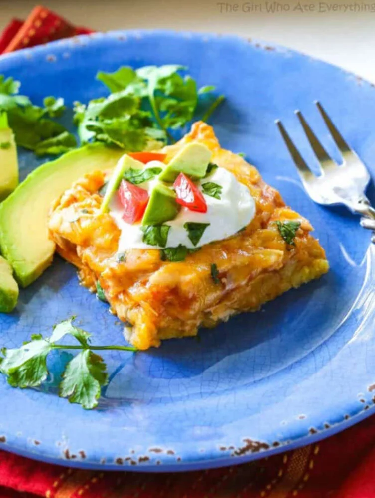 Chicken Enchilada Tamale Bake