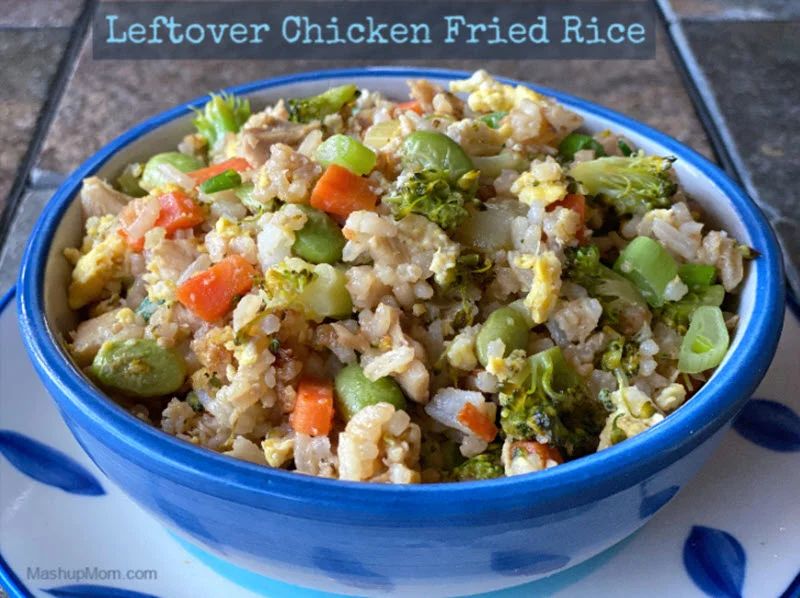 Leftover Chicken Fried Rice