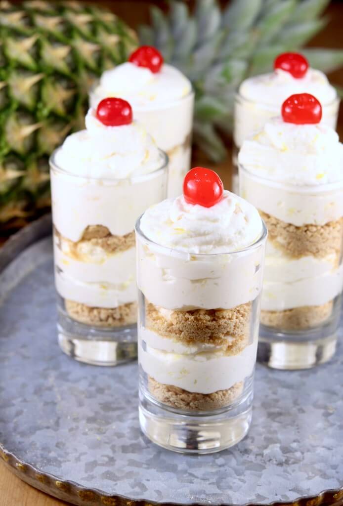 No Bake Pineapple Cheesecake