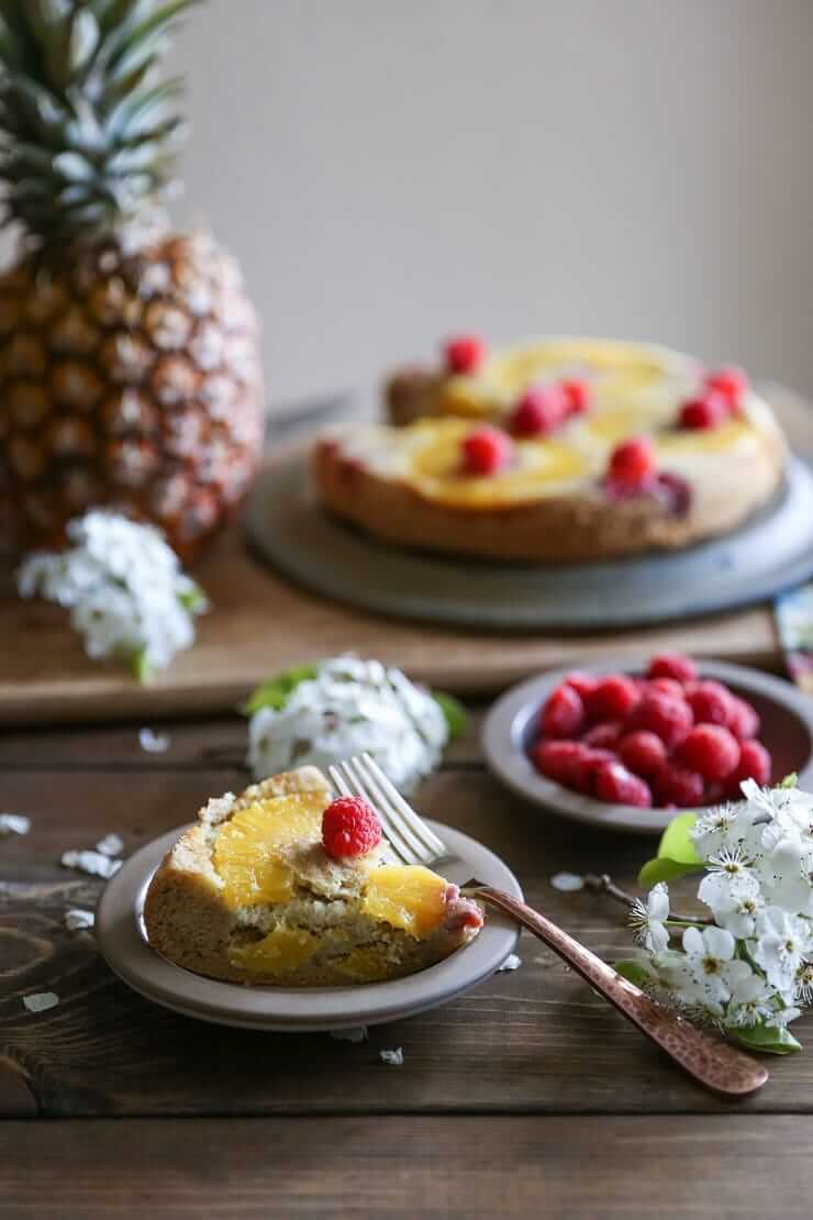 Paleo Grain-Free Pineapple Cake