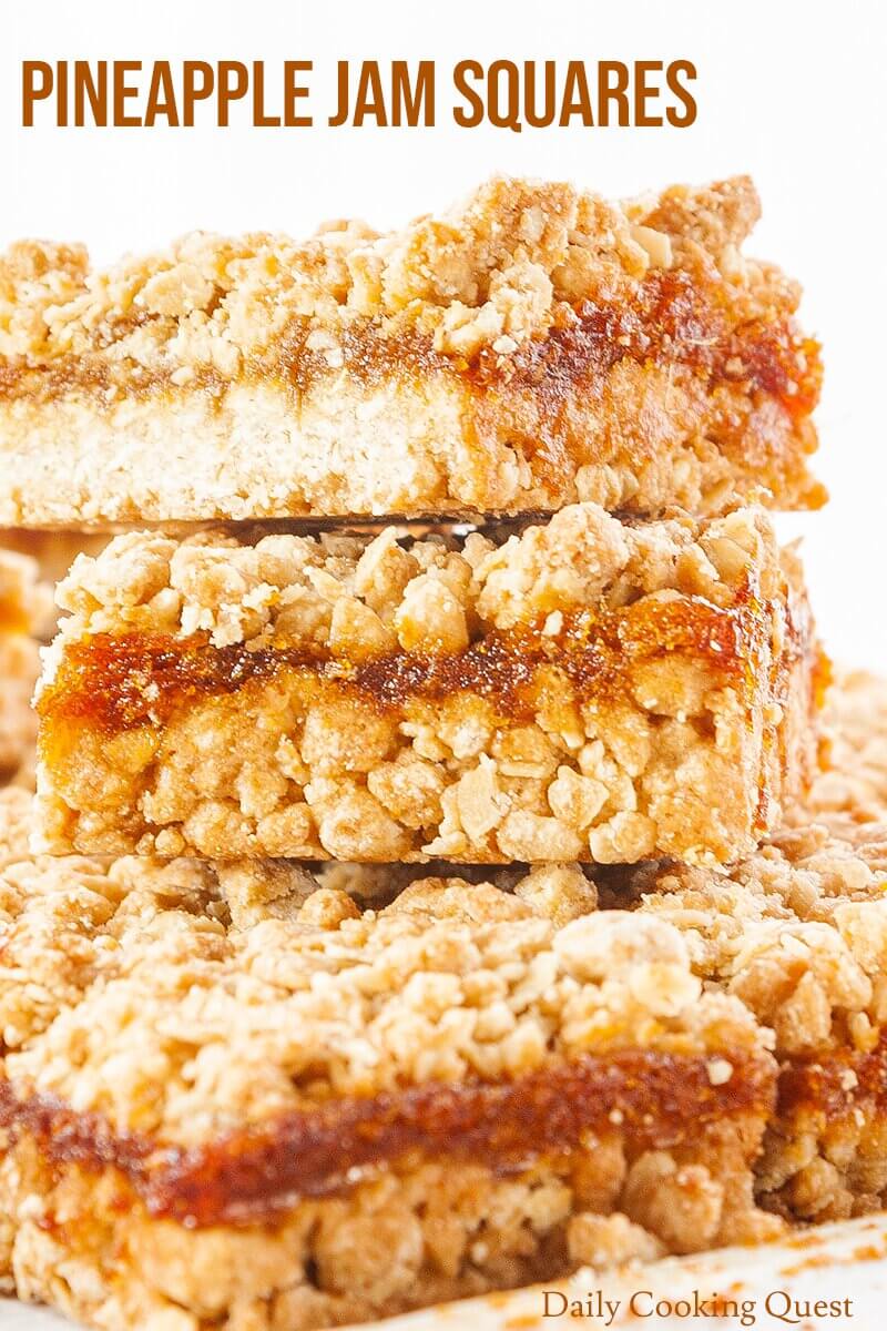 Pineapple Jam Squares