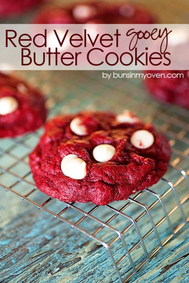 Red velvet gooey butter cookie recipe