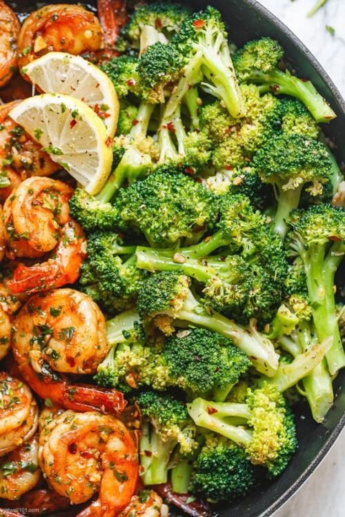 Shrimp and Broccoli