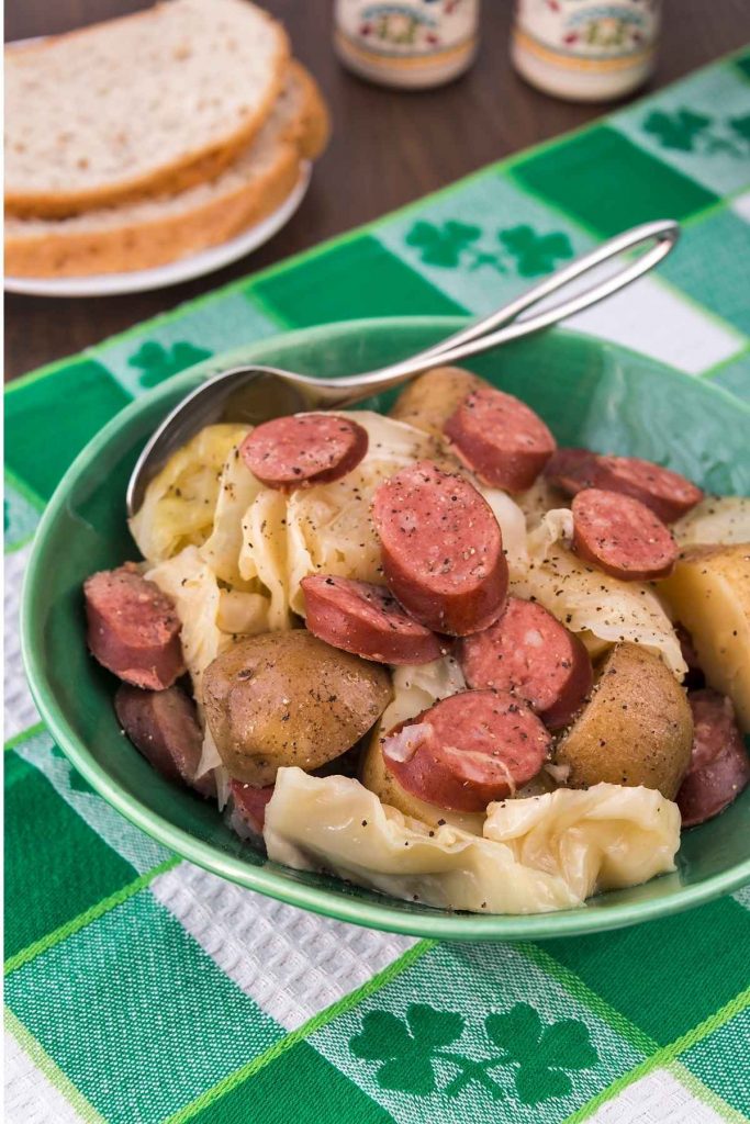 Smoked Sausage and Cabbage