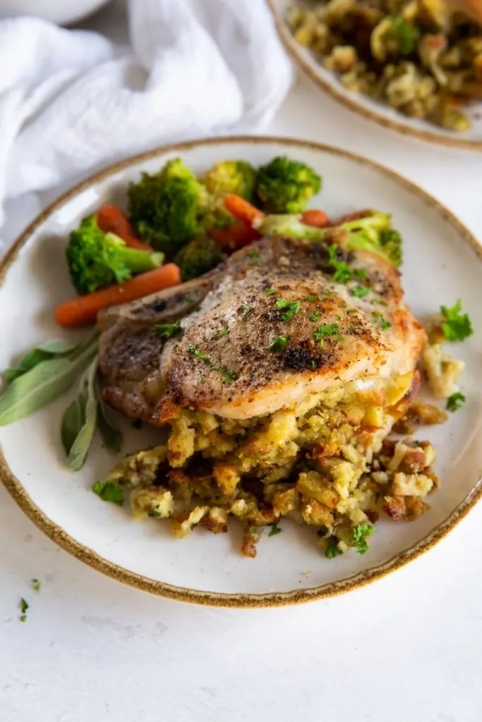 Stuffed Pork Chops in Air Fryer