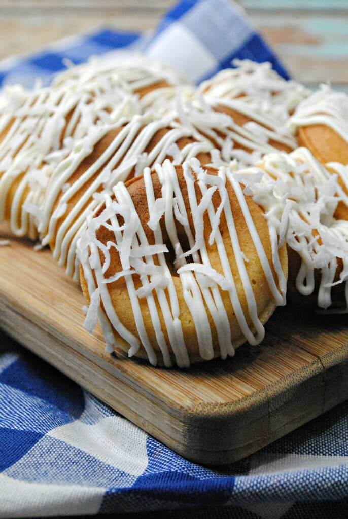 Tropical Pineapple Doughnuts