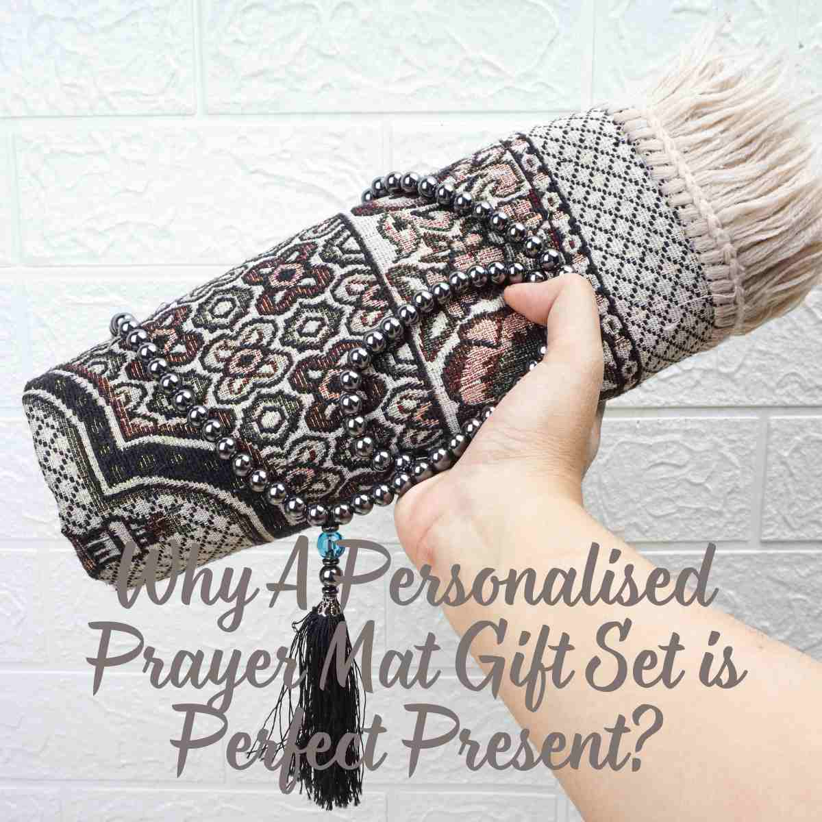 Personalised Prayer Mat Gift Set