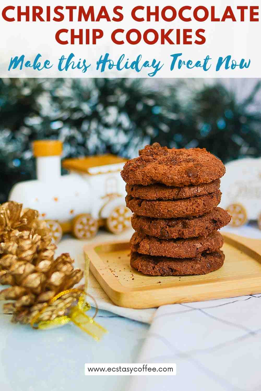 Christmas Chocolate Chip Cookies