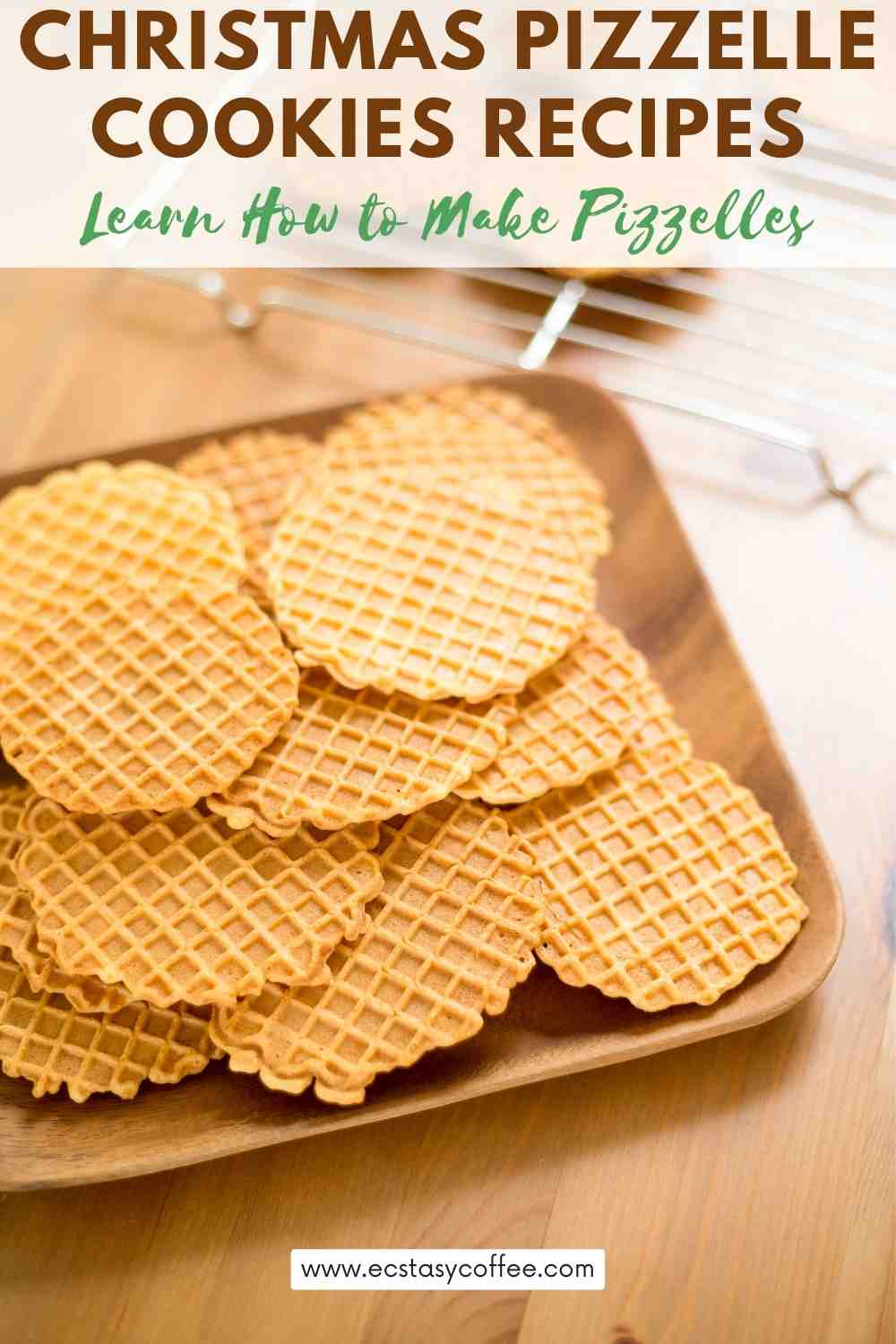 Christmas Pizzelle Cookies Recipes