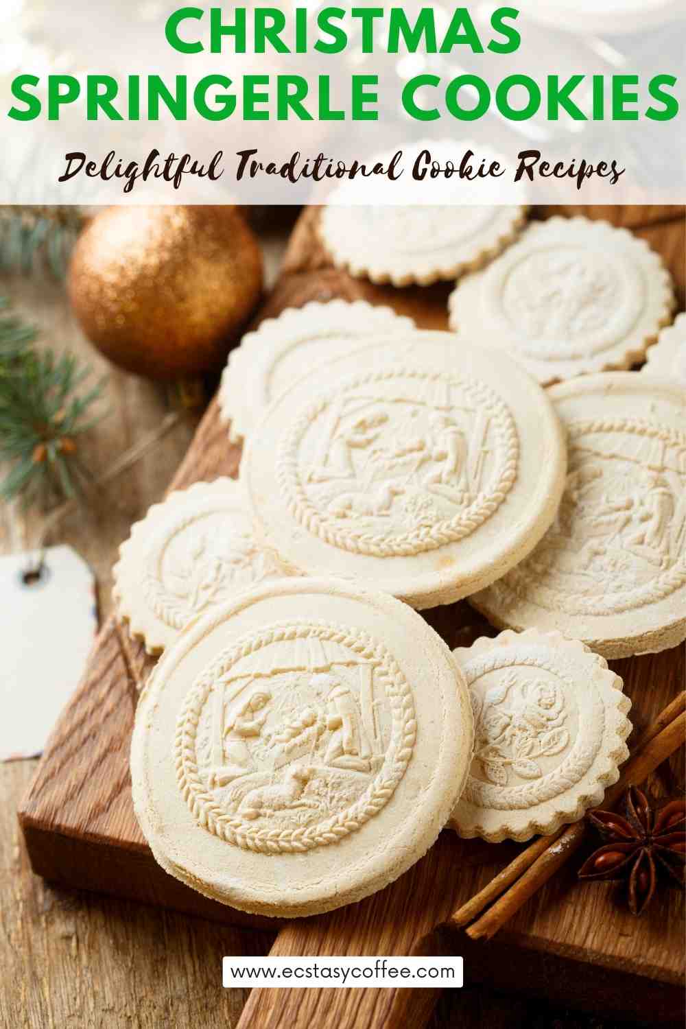 European Christmas Cookies - Speculaas, Springerle, & Shortbread Springerle  - Sincerely, Marie Designs