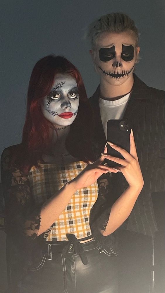 Couples named Jack and Rose Couples in Halloween Costumes