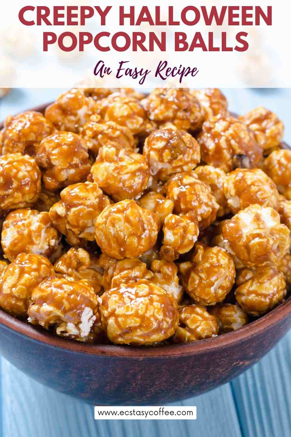 Creepy Halloween Popcorn Balls - An Easy Recipe