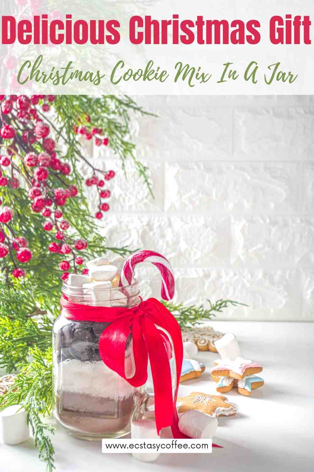 Delicious Christmas Gift: Christmas Cookie Mix In A Jar