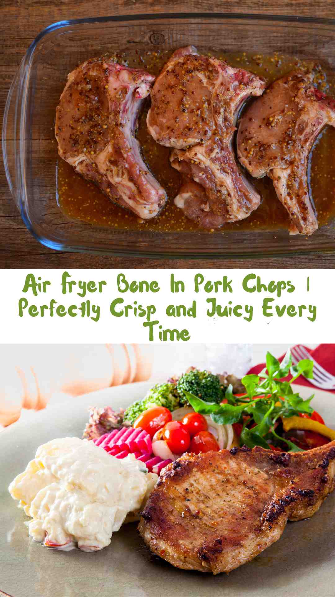 Air Fryer Bone In Pork Chops