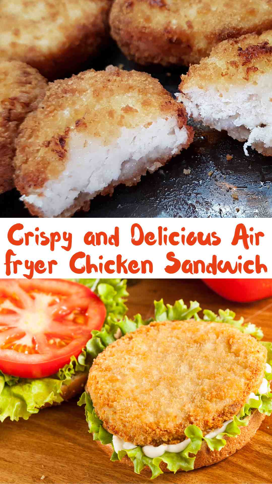 Crispy and Delicious Air Fryer Chicken Sandwich