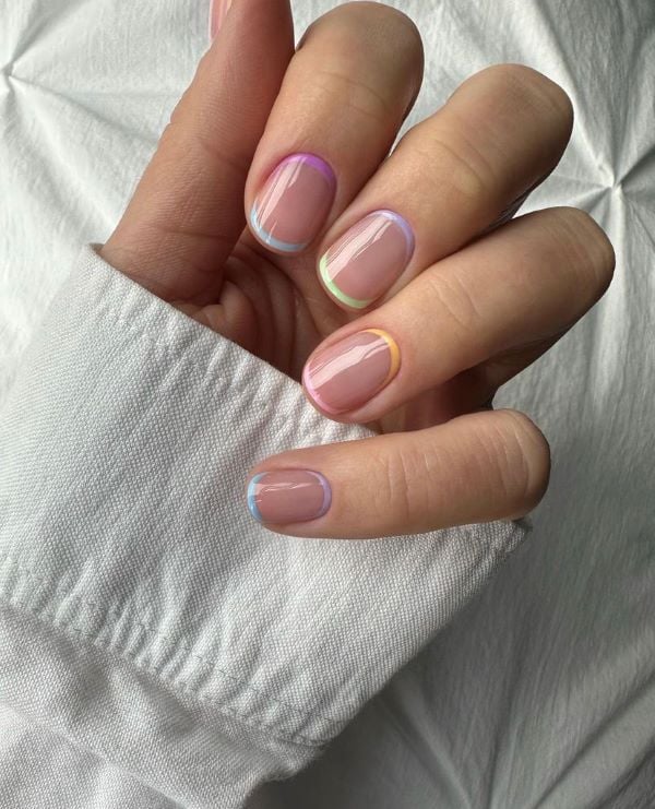 Round Gel Nails