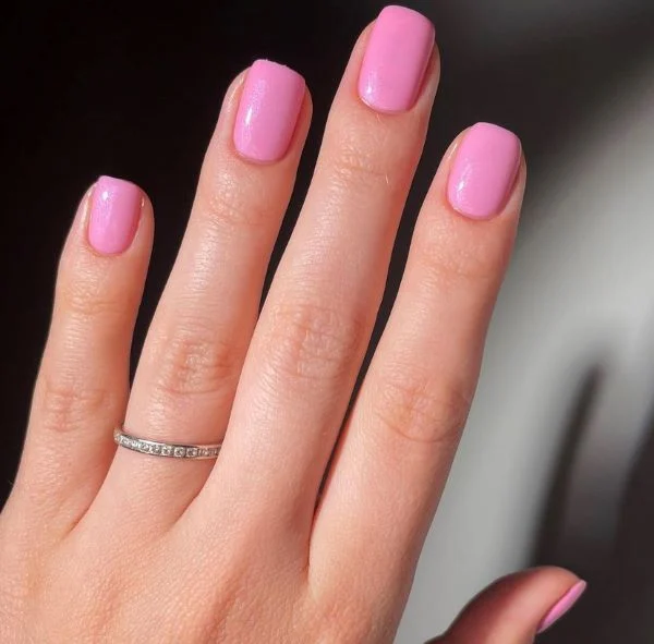 Short Pink Nails