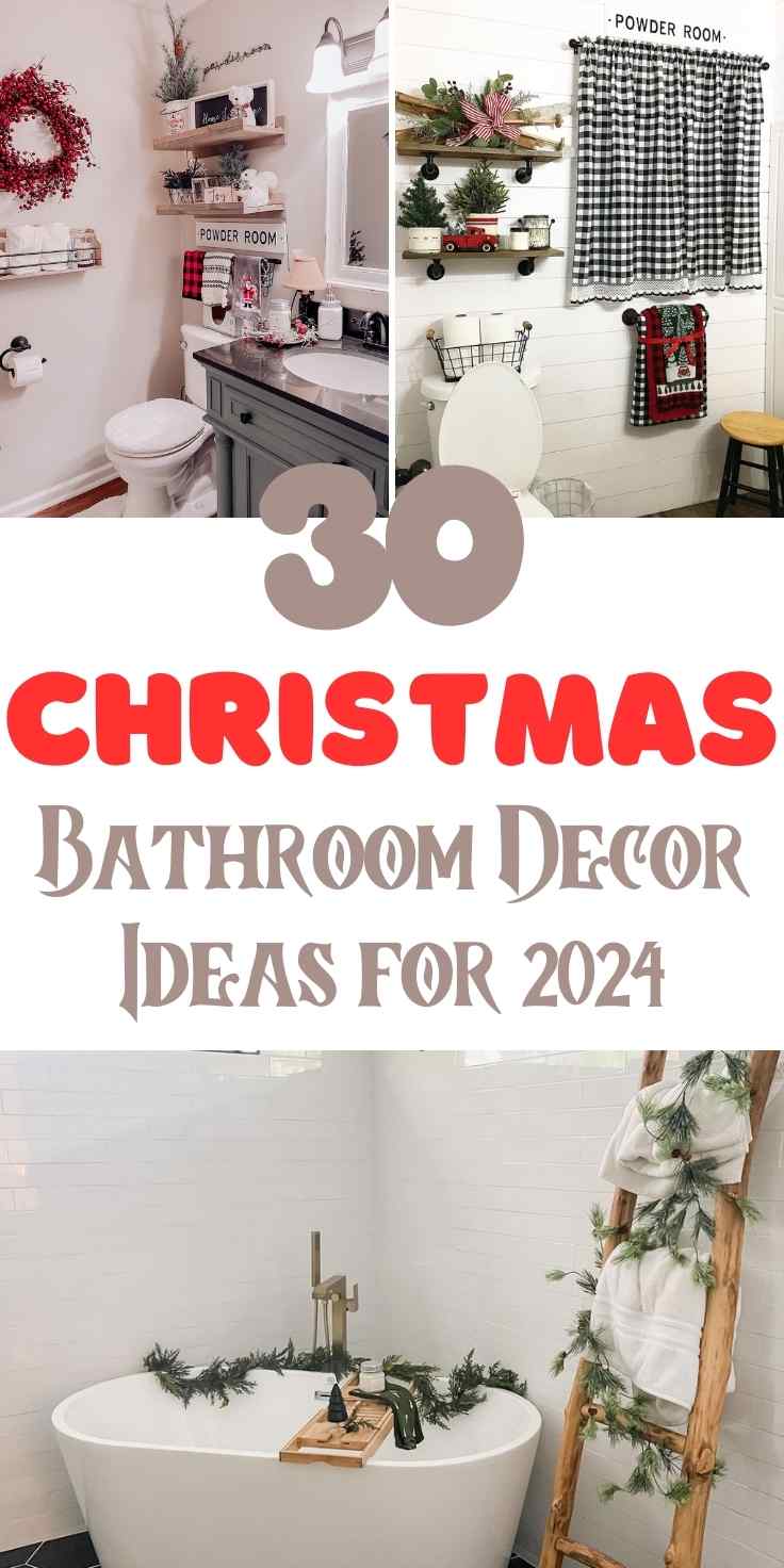 Top Christmas Bathroom Decor Ideas