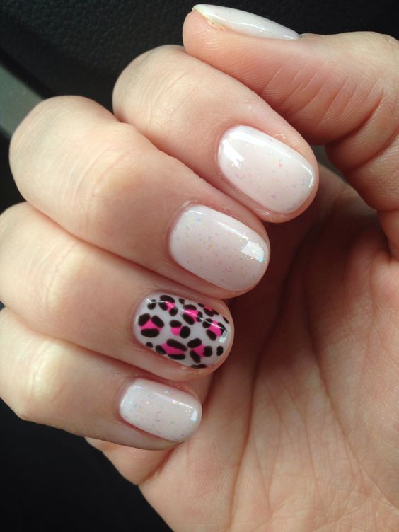 A little pink + leopard for breast cancer awareness month!