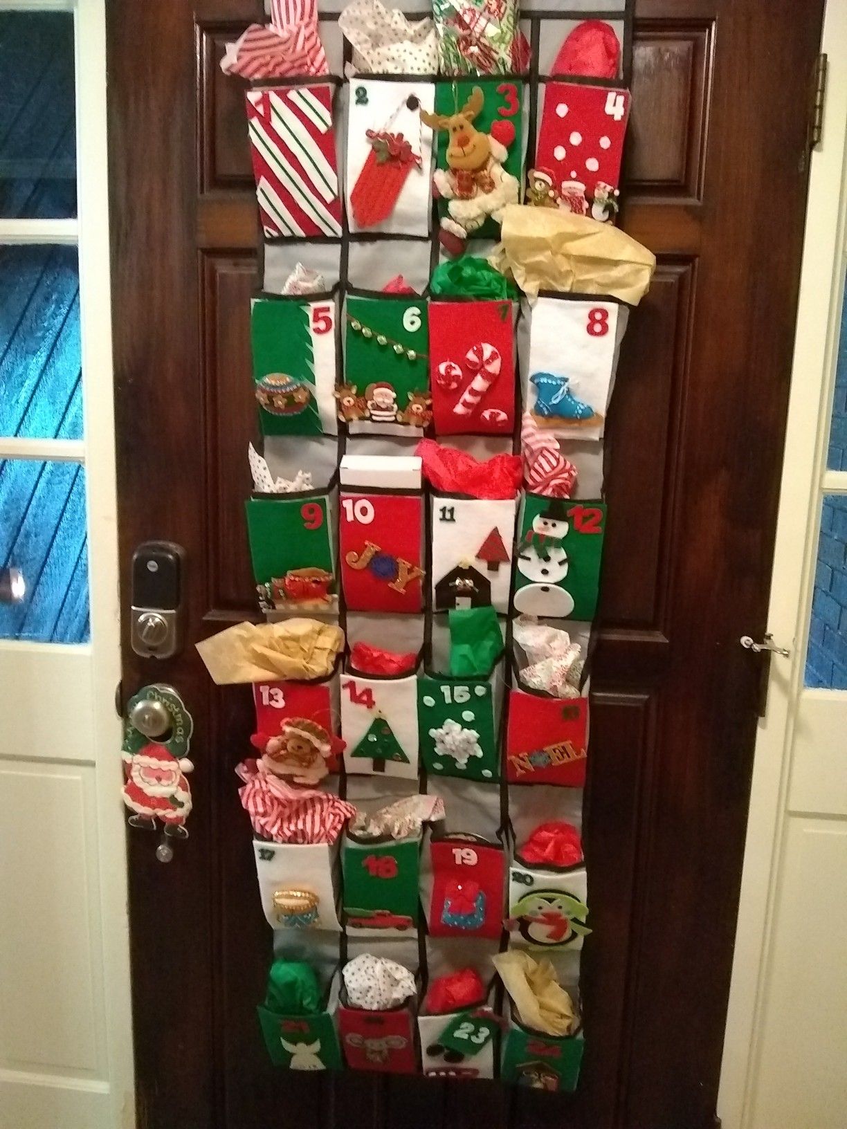 Advent calendar sacks