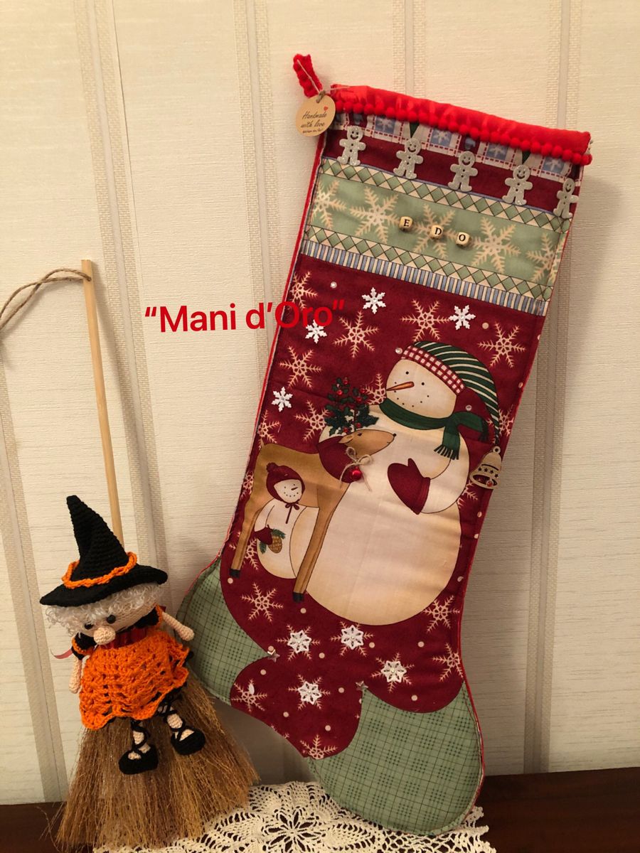 Created A Christmas Stocking With Art