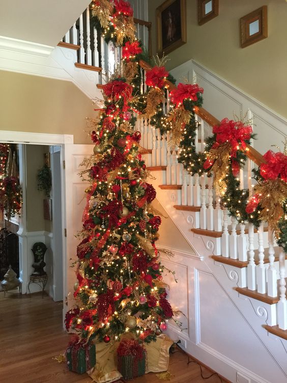 Custom Length-Christmas Garland for Staircase