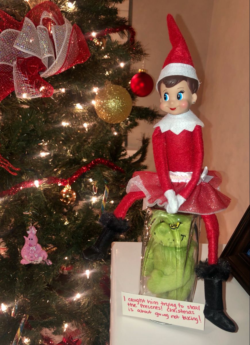 Elf on the Shelf Capture Grinch