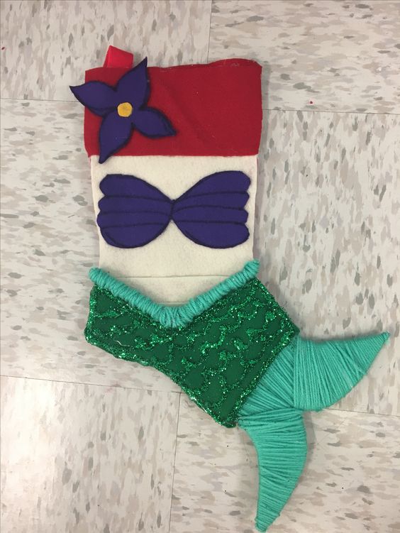 Even Mermaids Hang Their Stockings By The Chimney With Care!