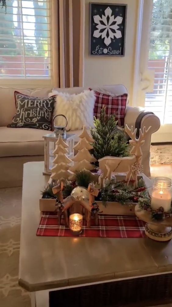 Festive Christmas Living Room