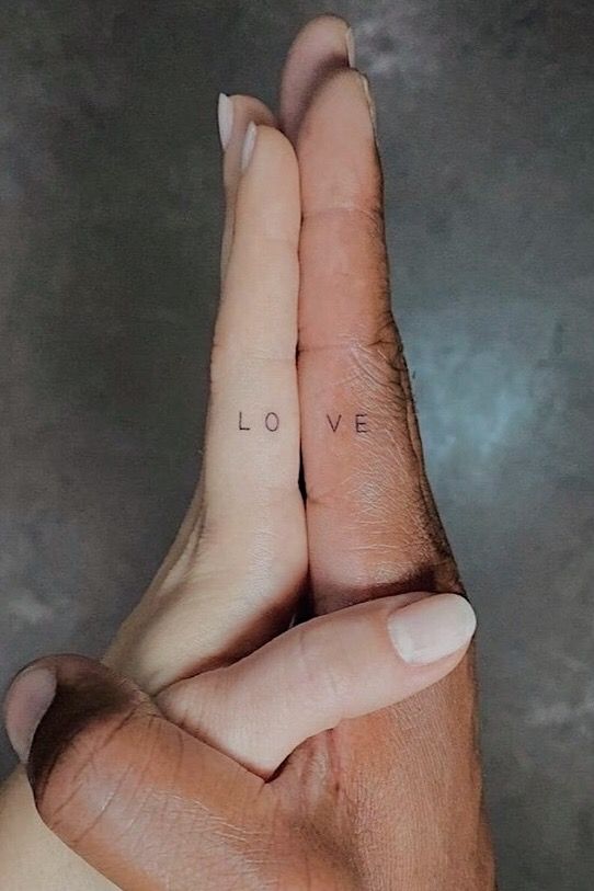 Aesthetic Couple Tattoo