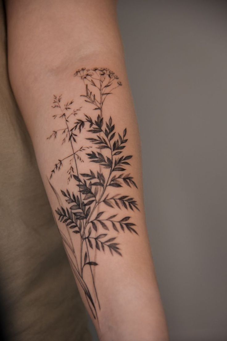 Back of Arm Tattoos Inspired by Nature