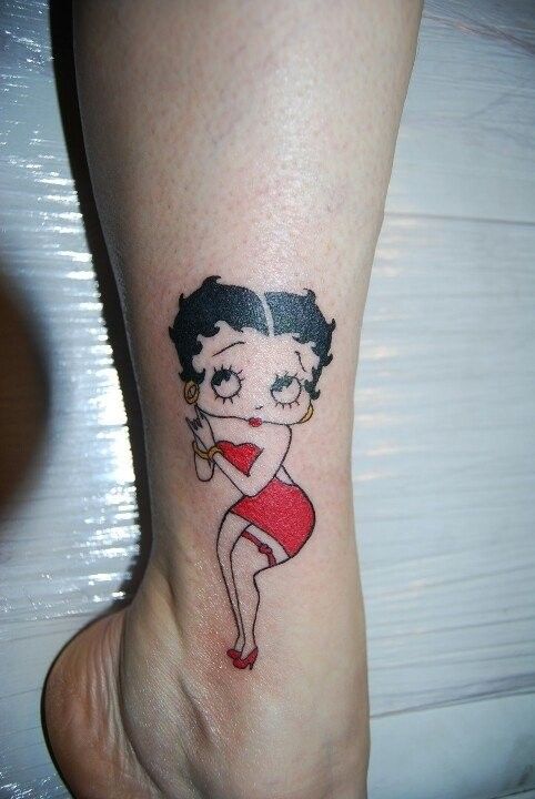 Betty Boop in color