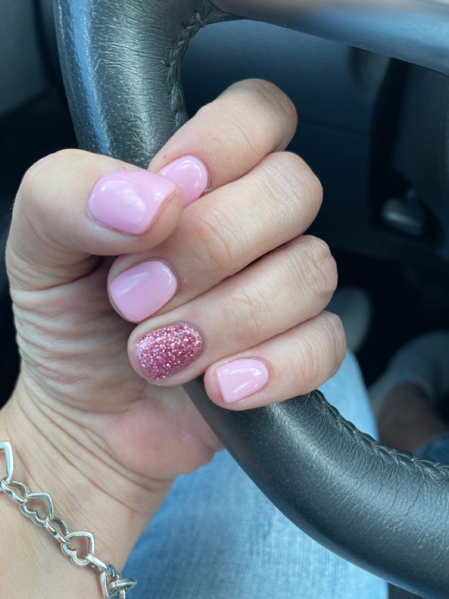 Breast Cancer Awareness Nails