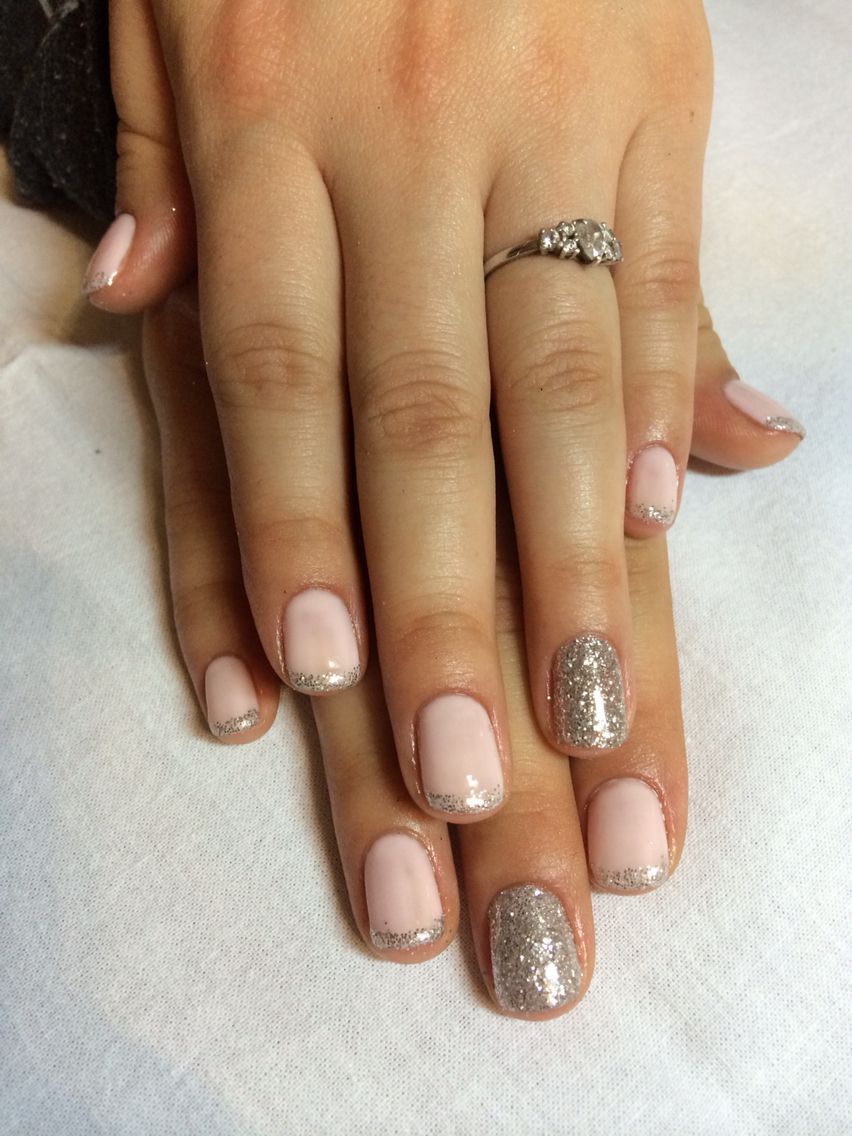 Nails silver sand