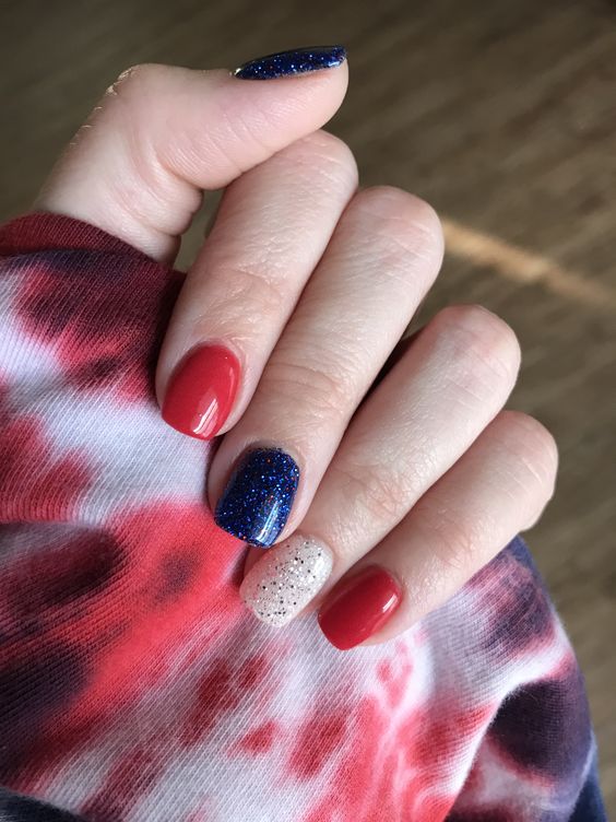 Patriotic nails