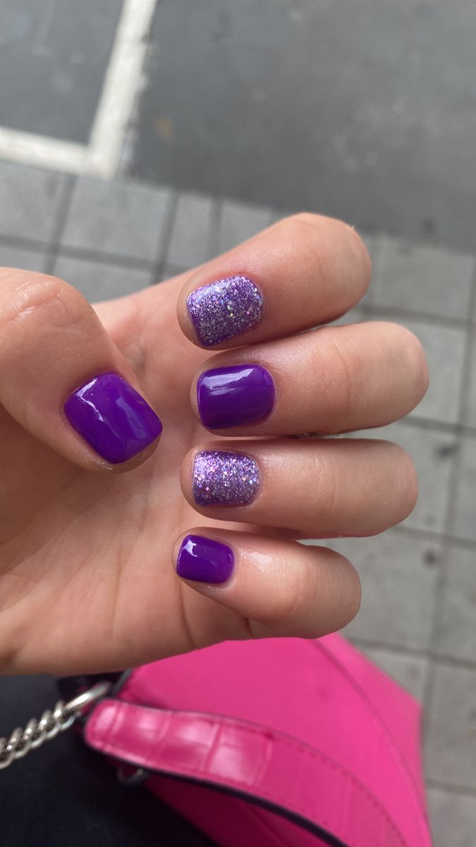 Purple nails