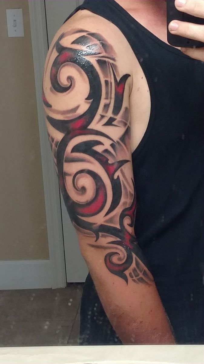 Tribal Tattoo on the Upper Arm