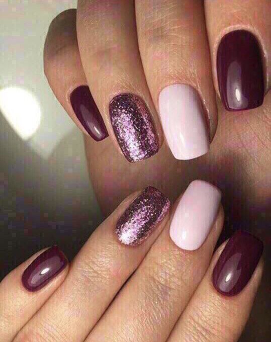 Burgundy Nails Designs