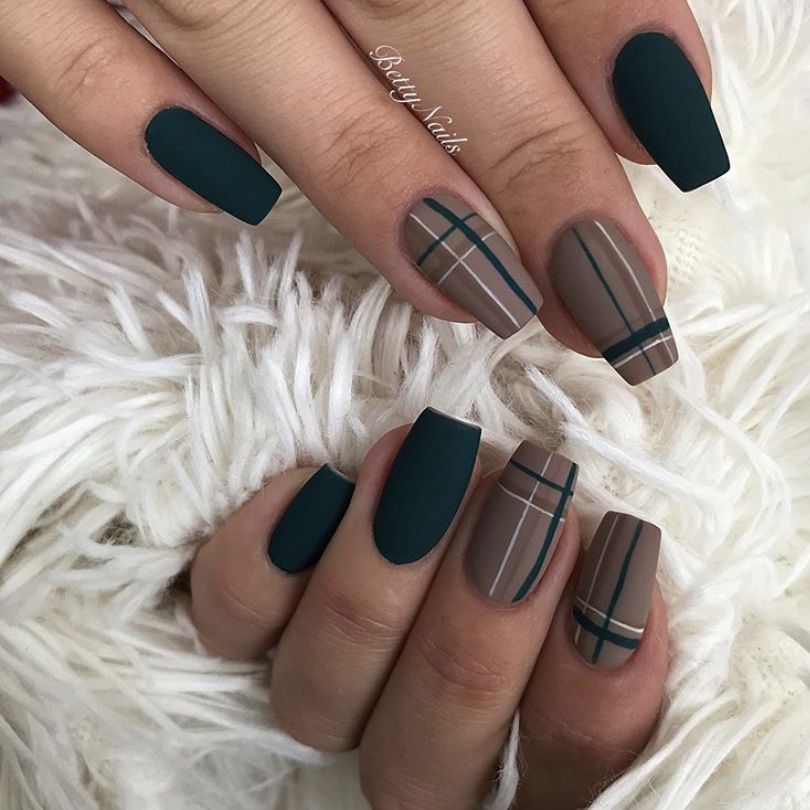 Matte Black Nails