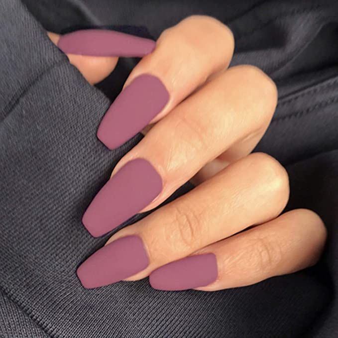 Stunning Matte Nail Color for Winter