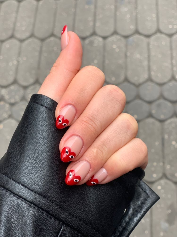 Cute valentine nail