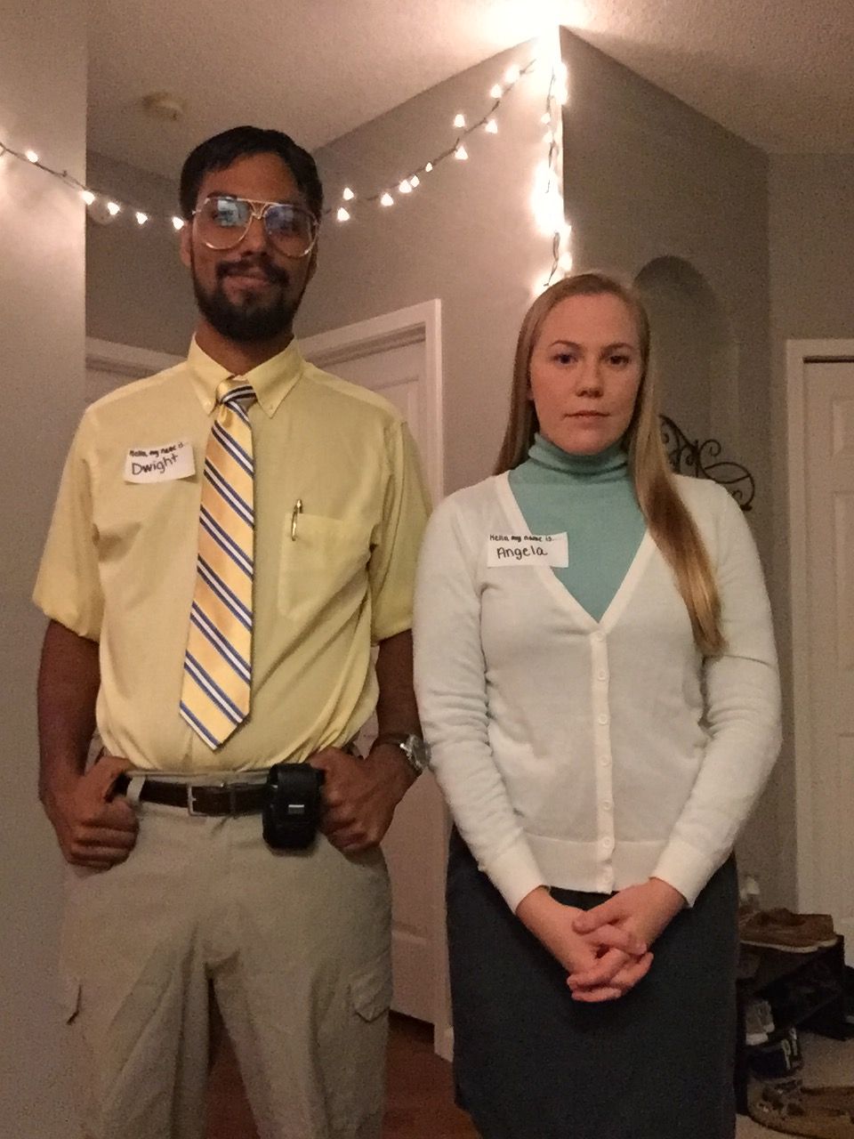 Dwight Schrute and Angela Martin!