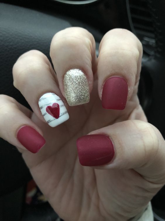 Nails ready for Valentine’s Day